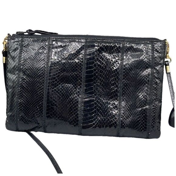 Vintage Four Seasons reptile skin cross body bag. - Picture 1 of 9